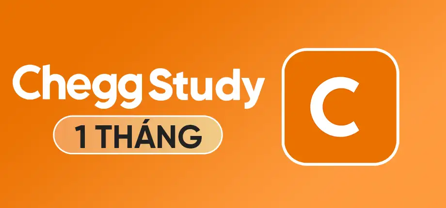 Tài khoản Chegg Study 1 năm