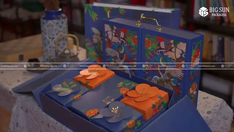 In Hộp Bánh Trung Thu Cao Cấp Song Hạc
