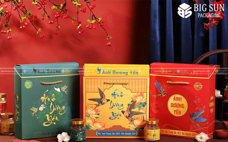 Hộp Đựng yến chưng 6 Hũ - Ánh Dương Yến