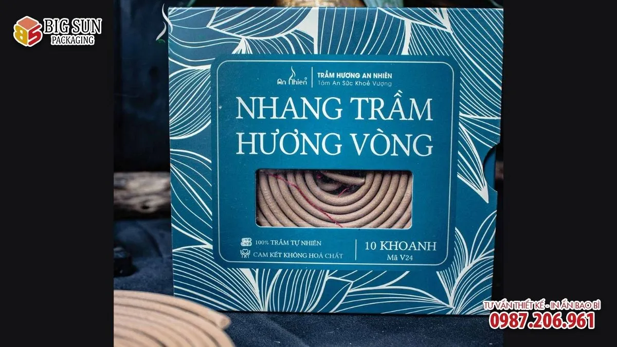 Hộp đựng nhang vòng 24h