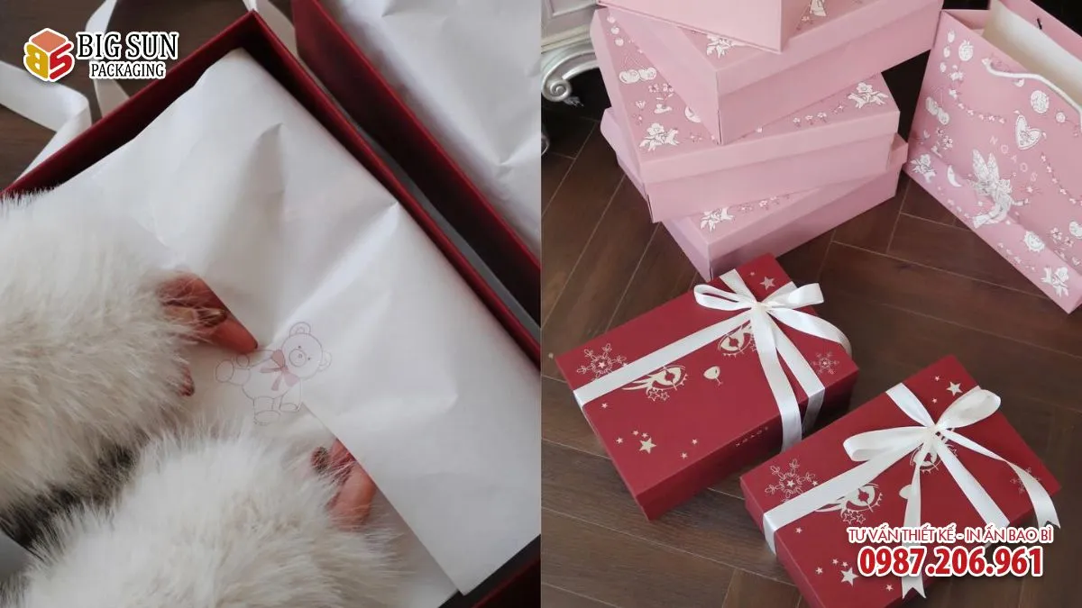 HỘP QUÀ TẶNG THƯƠNG HIỆU TÚI XÁCH NGAOS