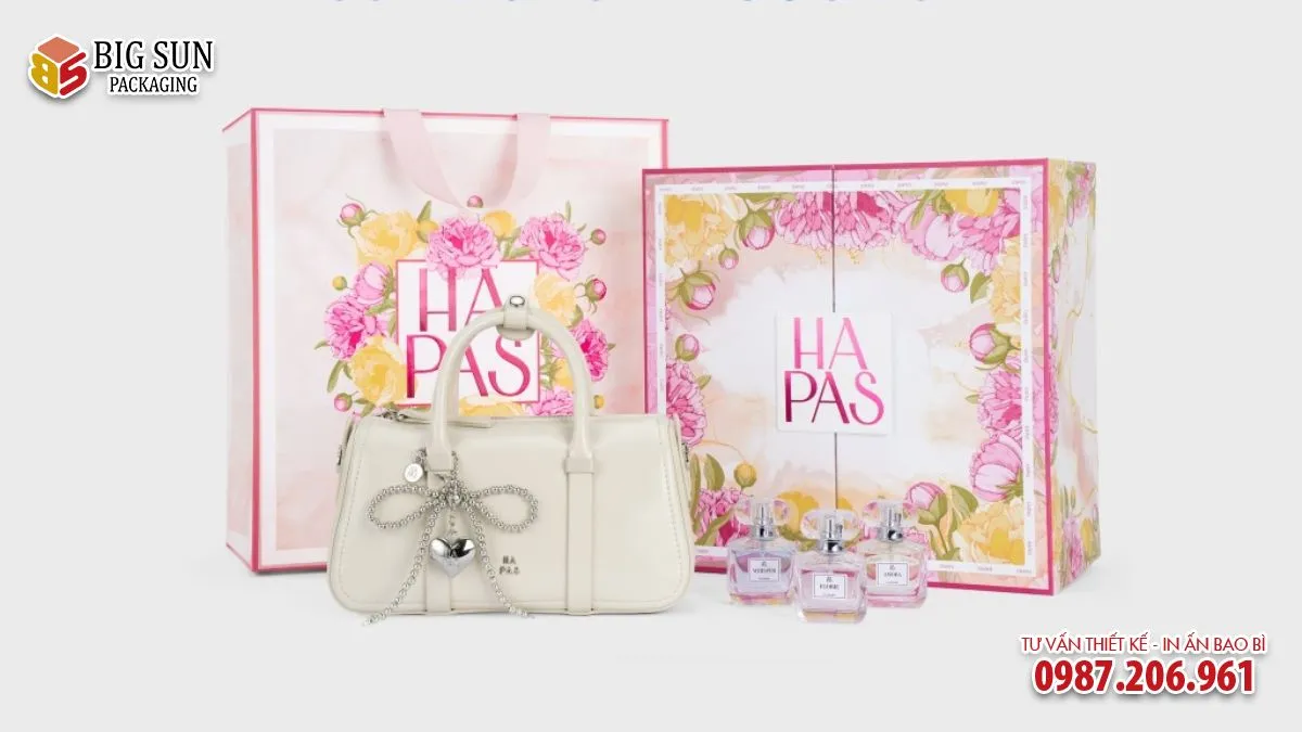 Hộp Quà Tặng Thương Hiệu HAPAS Túi Xách Cao Cấp