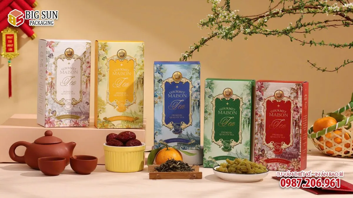 Hộp đựng bánh kẹo Maison sang trọng