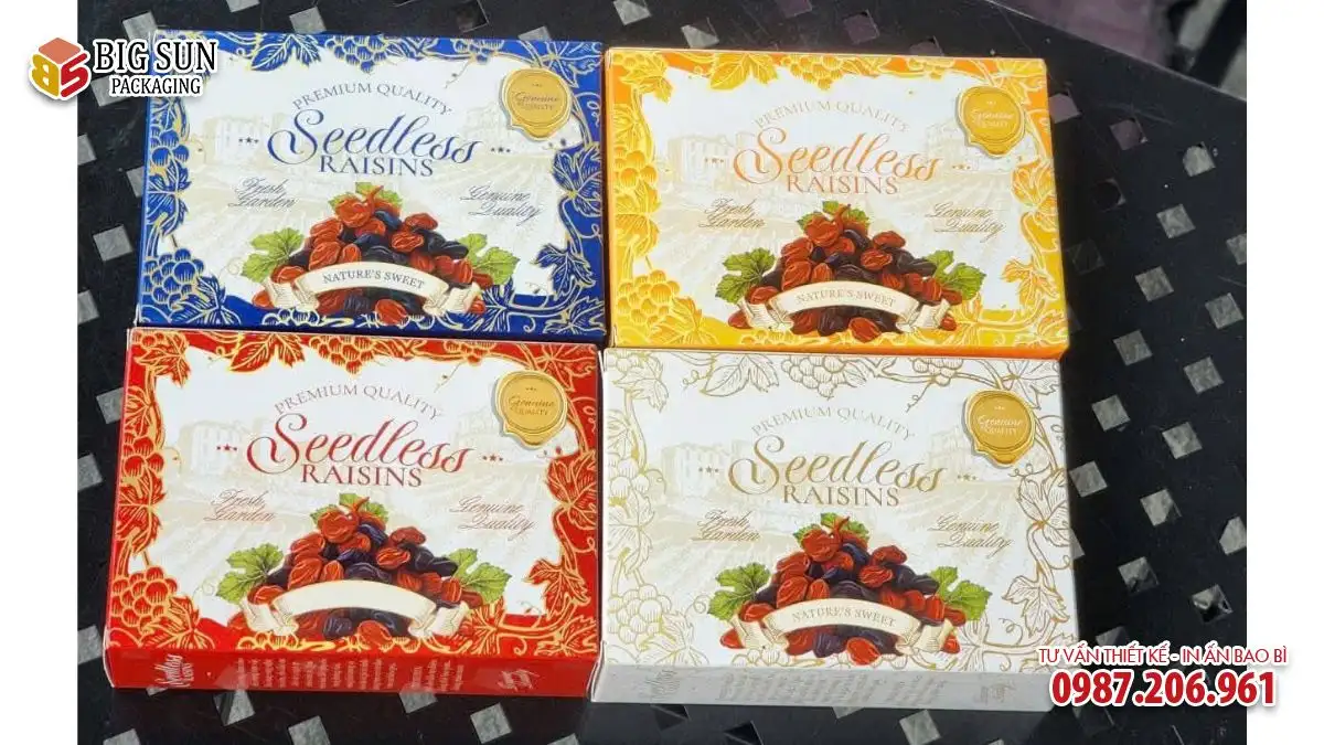Hộp đựng nho Địa Trung Hải Seedless