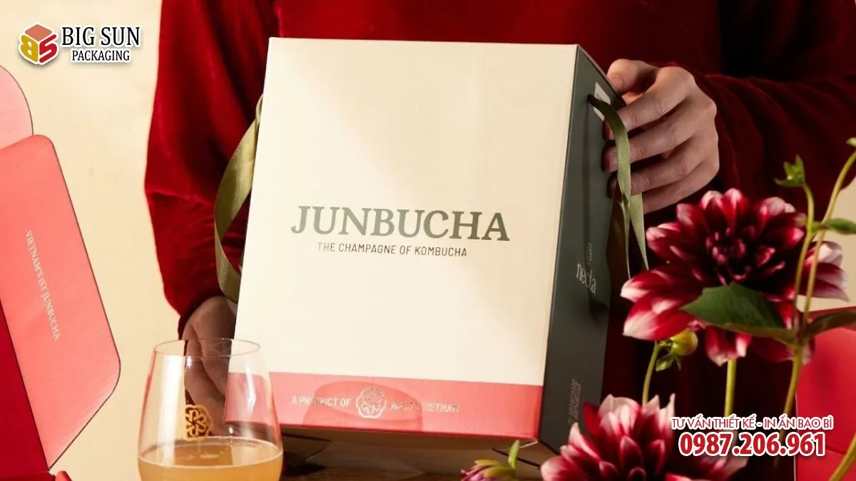 Hộp đựng rượu JunBuCha 6 chai