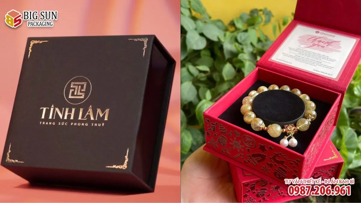 Hộp vòng tay đá phong thủy tinh lâm