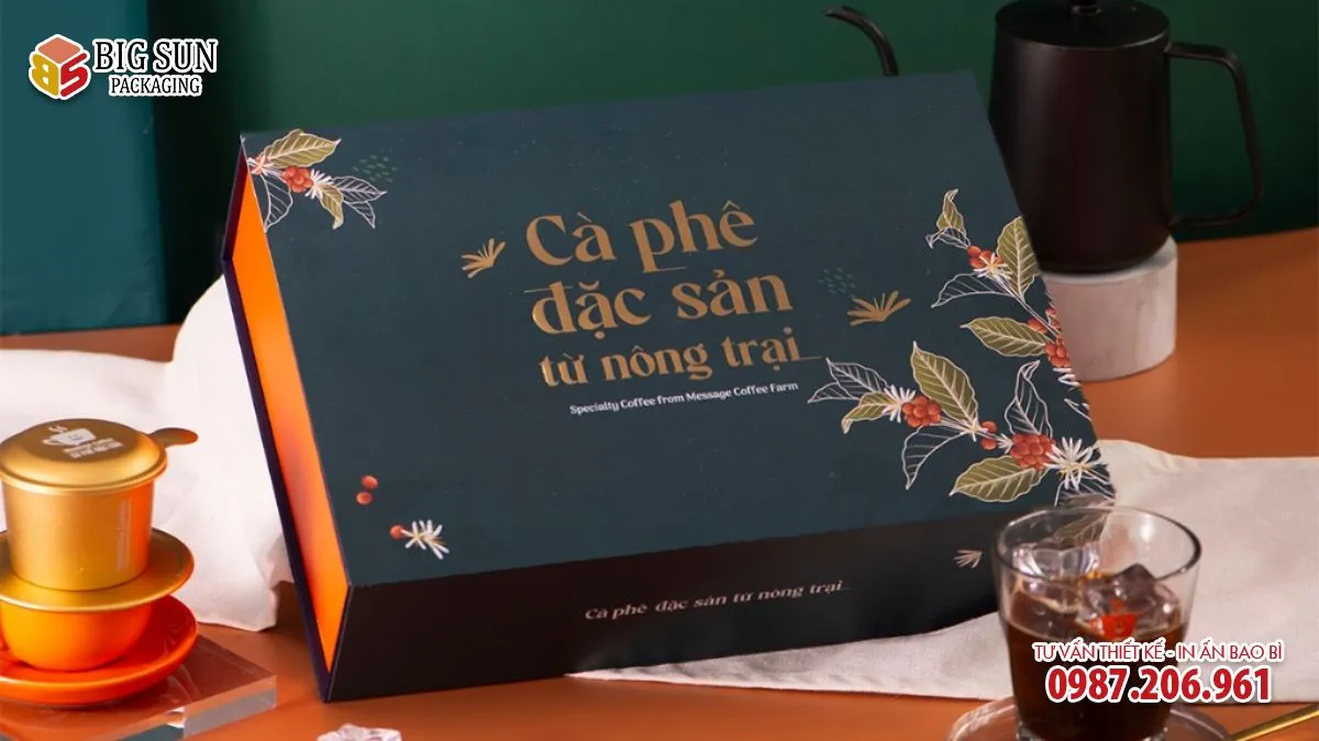 Hộp đựng cà phê đặc sản cao cấp