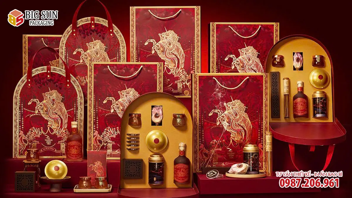 HỘP ĐỰNG YẾN CICI THƯỢNG ĐỈNH YẾN - KIM MÃ CÁT TƯỜNG