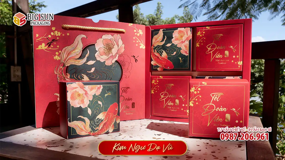 In hộp bánh trung thu Kim Ngư Dạ Vũ