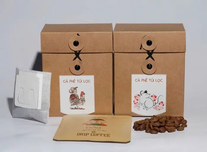 Chiêm ngưỡng các mẫu in hộp giấy đựng cafe túi lọc