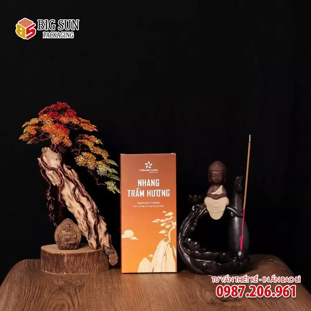 Hộp đựng nhang trầm hương Mộc Hương