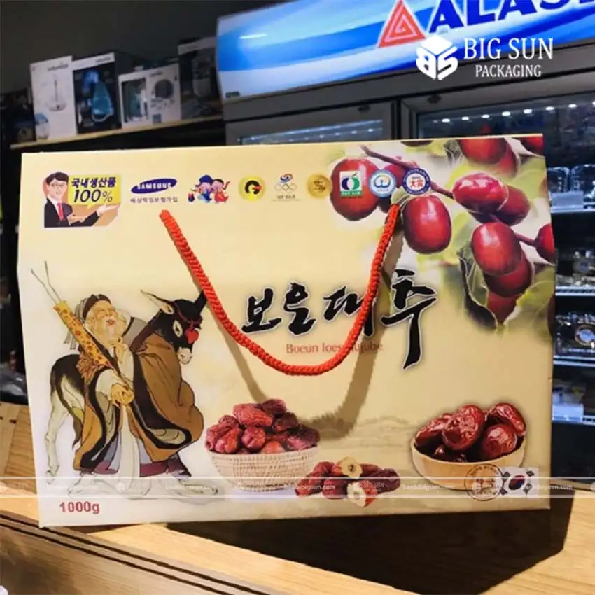 Dịch Vụ In Hộp Đựng Táo Đỏ Chất Lượng Cao Tại Big Sun